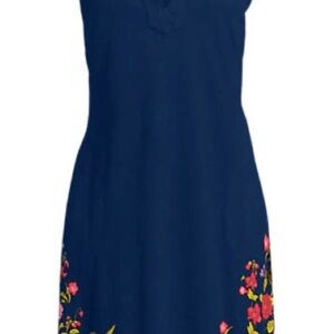 Lands' End Navy Dress